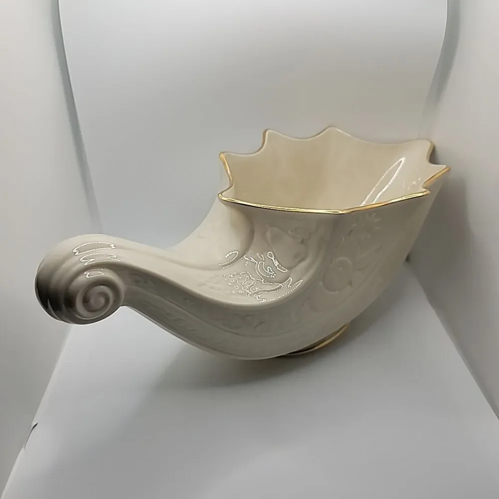 LENOX China Fruits Of Life Cornucopia Large 14